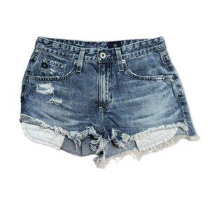 Womens 26│ Adriano Goldschmied │ The Sadie Jean Shorts 100% Cotton │Authentic